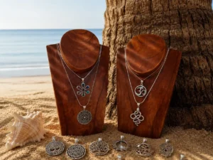 Pendentifs plaqués argent