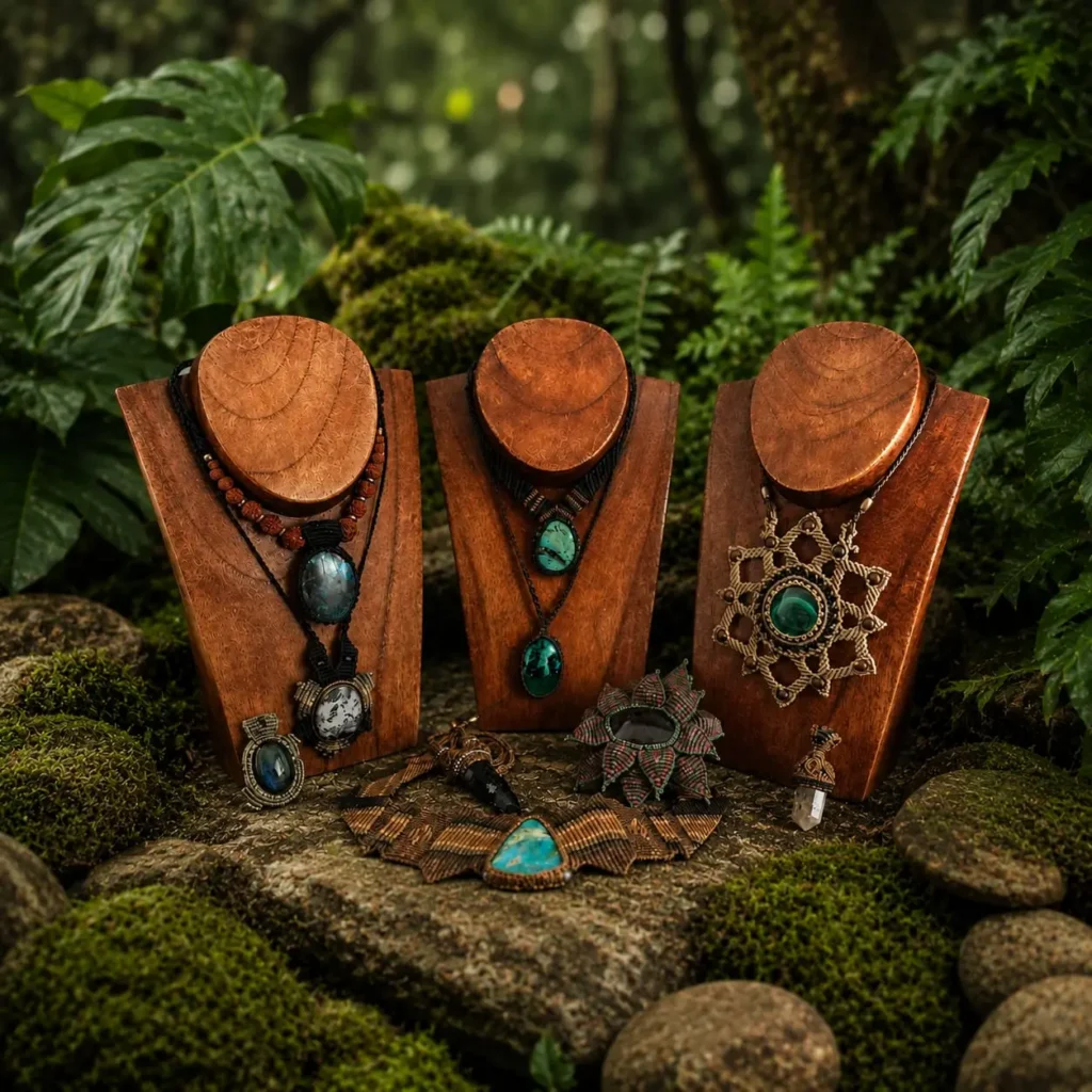 Colliers en macramé tribalvibes