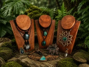 Colliers en macramé